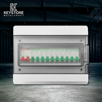 Boîtier de distribution électrique mural étanche IP65 en PC/ABS pour disjoncteurs, 2, 3, 5, 8, 12, 15, 18, 24, 36 voies