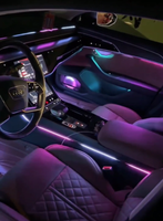 Kit d'éclairage d'ambiance dynamique et coloré ICarsin pour Audi A8 D5 2018-2026 - Bande lumineuse LED pour l'intérieur de la voiture - Accessoires de mise à niveau de l'éclairage