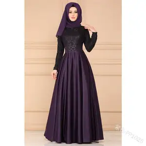 2024 New Product Abaya Dubai Monsoon Arabic Evening Dress Skirt Printing Long Sleeve Moroccan Women Kaftan Gown Muslim Prom