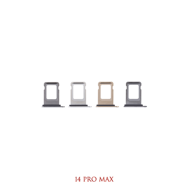 New Sim Tray for Iphone 14 Pro Max Dual Sim Card Tray Holder Reader