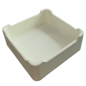 Carbure de silicium recristallisé par <span class=keywords><strong>Sagger</strong></span> de four à hautes températures AL-M avec le modèle de tuyau de Mgo SiO2 Services de moulage de coupe personnalisés - Product Image 4