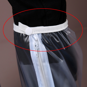 Couvre-chaussures réutilisables de chaussures imperméables légères avec des couvre-chaussures en plastique antidérapants de tirette - Product Image 3