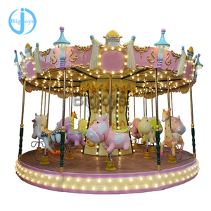 Carrusel de Animales Adorables de Alta Calidad para Parques de Diversiones al Aire Libre, 16 Asientos, para Niños y Adultos, en Oferta - Product Image 2