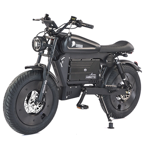 2025BW vélo électrique haut de gamme fabriqué en chine batterie 60AH 140km longue portée 20*5 pouces vélo électrique guerrier noir adulte - Product Image 5