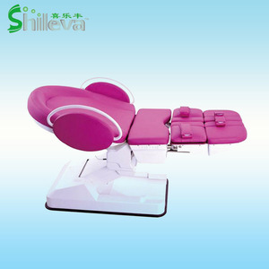 เตียงคลอดไฟฟ้า Joyful Abundance รุ่น SLV-B203 สีชมพู พร้อมราวกั้น สำหรับการคลอดบุตรและการใช้งานทางนรีเวช - Product Image 2
