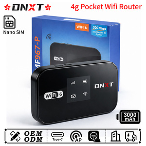 Router WiFi6 Portátil Mini DNXT 4G con Tarjeta SIM, WPS, 3000mAh, Compatible con Todas las Redes, Punto de Acceso WiFi Portátil, Tarjeta SIM, WiFi Portátil para Viajes - Product Image 1
