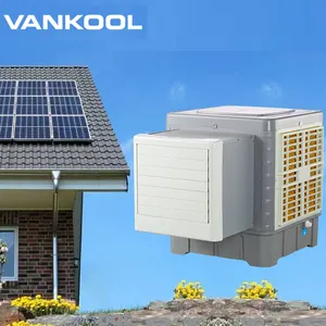 Humidificador solar de pared para ventana, enfriadores de aire centrífugos 3 en 1, Enfriador de aire evaporativo portátil con humidi