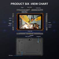 Tablette industrielle Android 10 COMPT 10,1 pouces, robuste, résistante à la poussière, à l'eau et aux chocs, IP67, neuve, originale