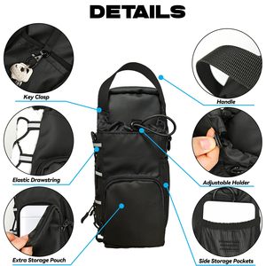 Custom logo Reflective Magnetic Gym <b>Bag</b> Sport Water Bottle Holder Crossbody <b>Bag</b> <b>Sling</b> <b>Bag</b> for Wear-Resistant Gym <b>Bag</b> Convenient - Product Image 5