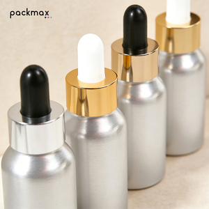 Empty Aluminum <b>Bottle</b> for Cosmetic Essential Oil Hair Oil - <b>Small</b> Size Stock Wholesale Custom <b>Bottle</b> Without Dropper - Product Image 6