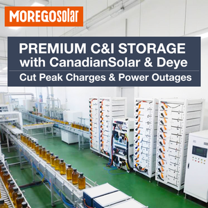 Système de stockage solaire complet Morego C&I 200 kW 300 kW 1 MW avec onduleur hybride DEYE, batterie lithium 50 kW 7,68 kWh - Product Image 2