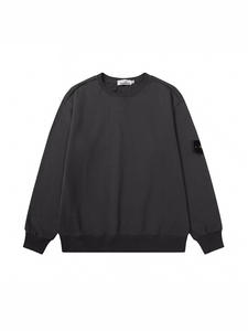 <span class=keywords><strong>Sweat</strong></span>-shirt d'hiver classique transfrontalier de haute qualité, à manches longues, couleur unie, avec capuche, col à badge, poches et coupe ample - Product Image 4