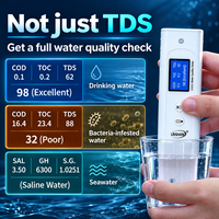 Analyseur numérique portable de la qualité de l'eau LS311 pour l'analyse de la salinité, de la dureté, de la conductivité et des matières organiques de l'eau potable