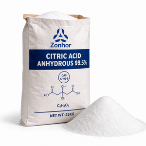 Acido Citrico Anidro di Grado Industriale in Polvere 99,5% CAS 77-92-9 per Trattamento Acque RO, Agente Decalcificante e Chelante - Product Image 1