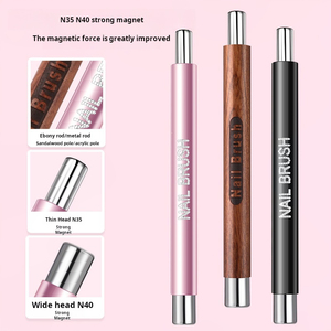 Bâtonnet magnétique UV double tête cylindrique pour ongles effet œil de chat, outil DIY pour nail art - Product Image 4