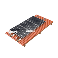 Rail solaire pour système de montage solaire sur toit, structure en aluminium pour panneau solaire