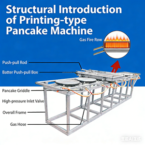 Machine industrielle de fabrication de feuilles de pâte filo turque au <span class=keywords><strong>meilleur</strong></span> prix, machine à former des baklavas - Product Image 4
