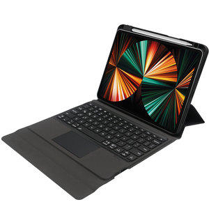 Funda con teclado magnético personalizado para <span class=keywords><strong>iPad</strong></span> <span class=keywords><strong>Pro</strong></span> <span class=keywords><strong>12</strong></span>,<span class=keywords><strong>9</strong></span>, <span class=keywords><strong>12</strong></span>, <span class=keywords><strong>9</strong></span>, 2018-2022, con Trackpad táctil RGB, cubierta de cuero retroiluminado - Product Image 1