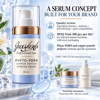 Soin personnel de la peau en gros, sérum visage hydratant et éclaircissant sans cruauté animale, 30 ml en emballage pompe pour les détaillants de produits de beauté