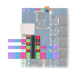 Placa de control industrial RP2350, relé de red de 8 canales de grado industrial, control remoto, puerto RS485/Ethernet - Product Image 6