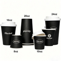 Gobelet en papier jetable à paroi simple, diamètre 90 mm, qualité alimentaire, pour boissons chaudes (café, lait, thé), vente en gros, logo personnalisé