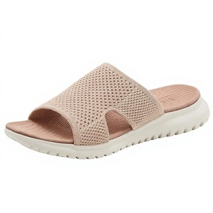 Sandales plates d'été en gros pour femmes, personnalisables en PU imprimé, antidérapantes, respirantes, décontractées, à enfiler pour la plage - Product Image 3