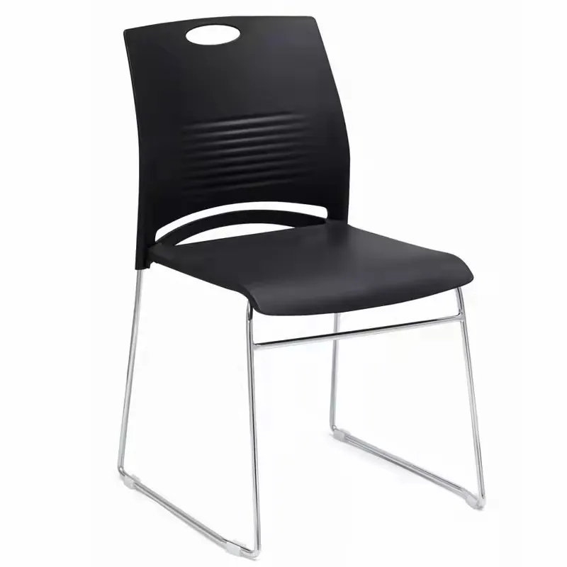 Hot Sale High Quality PP Plastic Chair Cover Cool Office Meeting Room Steel Structures Chairs Indoor Mental Price Office Chair