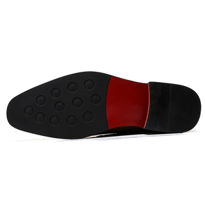 Chaussures habillées pour hommes, nouveau design, en cuir véritable, mocassins décontractés, faciles à enfiler, grandes tailles, nouveaux styles, à bout pointu et montants - Product Image 6