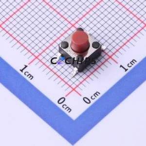 TS-1102SD-A-E-R Tactile Switch SMD-4P,6x6mm Switch ( Operating Force: 1N )( Switch Length: 6mm )( Switch Width: 6mm ) - Product Image 1