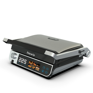Grille-pain numérique détachable Newle <span class=keywords><strong>en</strong></span> acier inoxydable à 6 tranches avec contrôle de la température et ouverture à <span class=keywords><strong>180</strong></span> <span class=keywords><strong>degrés</strong></span> - Product Image 2
