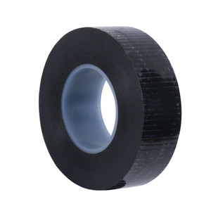 High Voltage Self Adhesive Rubber Tape 10KV <b>Waterproof</b> Electrical Tape For Underwater <b>Cables</b> Black 0.8mm Thickness - Product Image 1