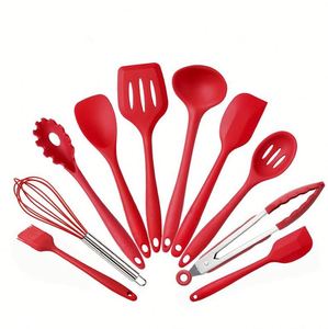 Sıcak Satış Klasik Çevre Dostu Silikon Mutfak Gereçleri 1 Parça Yapışmaz Tava Seti Mutfak Aletleri ve Pişirme Gereçleri ile - Product Image 4