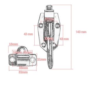 Maniglie e serrature industriali Minran 1151 per porte piatte insonorizzate di frigoriferi e celle frigorifere in offerta - Product Image 2