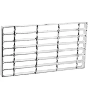 Medium duty galvanized toe plate painted steel metal safety grating, Galvanized bar grating