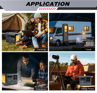Nuevo Sistema de Energía Solar Portátil de Alta Gama de 300W 600W 1000W 1500W, Batería de Litio-Ferrofosfato (LiFePO4), Estación de Energía Solar con Carcasa de ABS