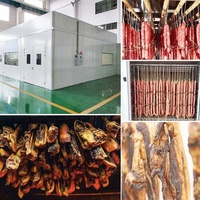 600Kg Saucisse Viande Poisson Crevettes Plateau Cabinet Sèche Fruits De Mer Pompe À Chaleur Four Déshydrateur