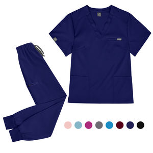 <span class=keywords><strong>ชุด</strong></span>ยูนิฟอร์มสครับส์สีน้ำเงินกรมท่าแบบยอดนิยม <span class=keywords><strong>ชุด</strong></span>ยูนิฟอร์มสครับส์หลากสีขายส่ง <span class=keywords><strong>ชุด</strong></span>ยูนิฟอร์มสครับส์ทางการแพทย์แบบ unisex <span class=keywords><strong>ชุด</strong></span>ยูนิฟอร์มสครับส์แบบ jogger สำหรับโรงพยาบาล - Product Image 1