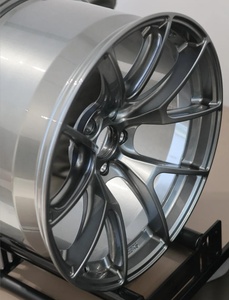 ล้อฟอร์จสีเทากันเมทัล/<span class=keywords><strong>ไท</strong></span>เทเนียมแบบกำหนดเอง VS-5RS สีแอนทราไซต์ สำหรับรถยนต์นั่งส่วนบุคคล BMW M2 F80 F90 E46 M3 Tesla Model X Mercedes - Product Image 3