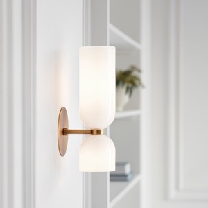 Nordic Minimalist Creative Glass Wall <b>Lamp</b> Luxury Artistic Light for Living Room <b>Study</b> Hallway Entryway or Bedroom Bedside - Product Image 5