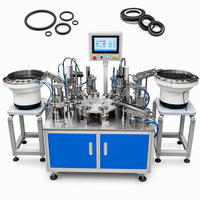 Machine d'assemblage de joints toriques entièrement automatique à haute efficacité QFW avec contrôle PLC, machine d'insertion de joints toriques