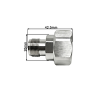 Adaptateur RF 7/16 DIN Mâle vers HN Femelle, Connecteur Coaxial Inter-série L16-7 (prise) vers HN (prise), Haute Puissance, Solution Personnalisée en Usine