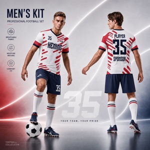 Jersey untuk 2026 Maillot De Football Jersey Meksiko Amerika Serikat Brasil Versi Pemain Kustom Tim Nasional Pakaian Sepak Bola Asli - Product Image 3
