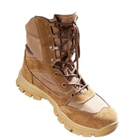 Nouvelles bottes de désert en daim pour hommes, bottes tactiques à lacets, doublure en mesh pour l'été et l'hiver, semelle en caoutchouc