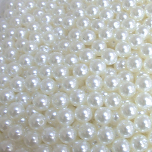 Perles d'imitation en vrac, 3-18mm, rondes, en résine plastique, haute brillance, accessoires de bijoux DIY pour artisanat fait main, décoration de vêtements - Product Image 2