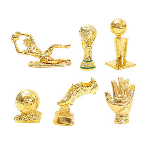 Mini Soccer Theme Trophy Ornament Keychain for for Serie Bundesliga Golden Boot Golden Ball Golden <strong>Cup</strong> - Product Image 2
