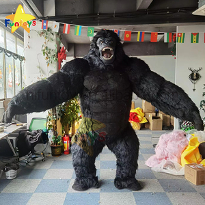 Mascota <span class=keywords><strong>de</strong></span> fábrica, ropa <span class=keywords><strong>de</strong></span> Cosplay, gorila inflable, 2 M/2,6 m, Animal personalizado, Panda, Tigre, elefante, oso, mascota que camina, costo - Product Image 5