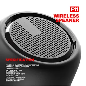 2023 Top Sale Portable Waterproof Wireless Speaker Outdoor Stereo Mini Bluetooth Speaker