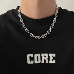Collana Hip Hop con Lettera Z, Stile Punk High Street, Versatile per Uomo, Catenina per Maglione, Ciondolo, Bracciali con Charm - Product Image 3