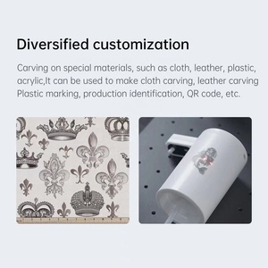 2025 chất lượng tốt nhất daja M4 Màu Đỏ màu xanh Tự làm máy tính để bàn CNC Laser Engraver cho gỗ thủy tinh với ai DXF PLT định dạng hỗ trợ cho sử dụng nhà - Product Image 6