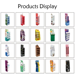 Custom PDQ Cardboard Tabletop Countertop Cosmetic Makeup Lash Display <b>Box</b> Cardboard Paper Counter Table Lipstick Display <b>Box</b> - Product Image 6